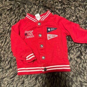 Baby Boys Baseball Cardigan 12 Months